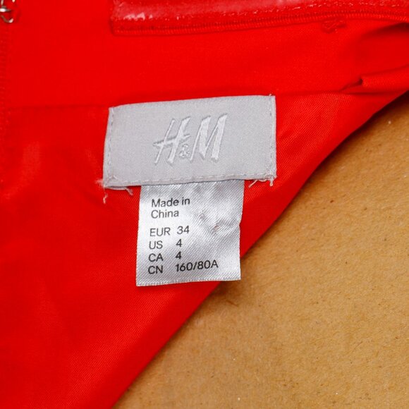 H&M Red Dress removable straps - Picture 3 of 3